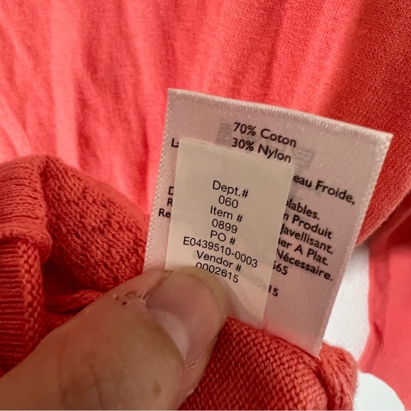 Eddie Bauer Coral Zip Up - Picture 6 of 8